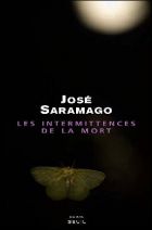 Couverture: Les intermittences de la mort de José Saramago