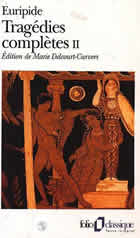 Couverture: Les ph�niciennes de  Euripide